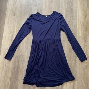 Navy blue dress